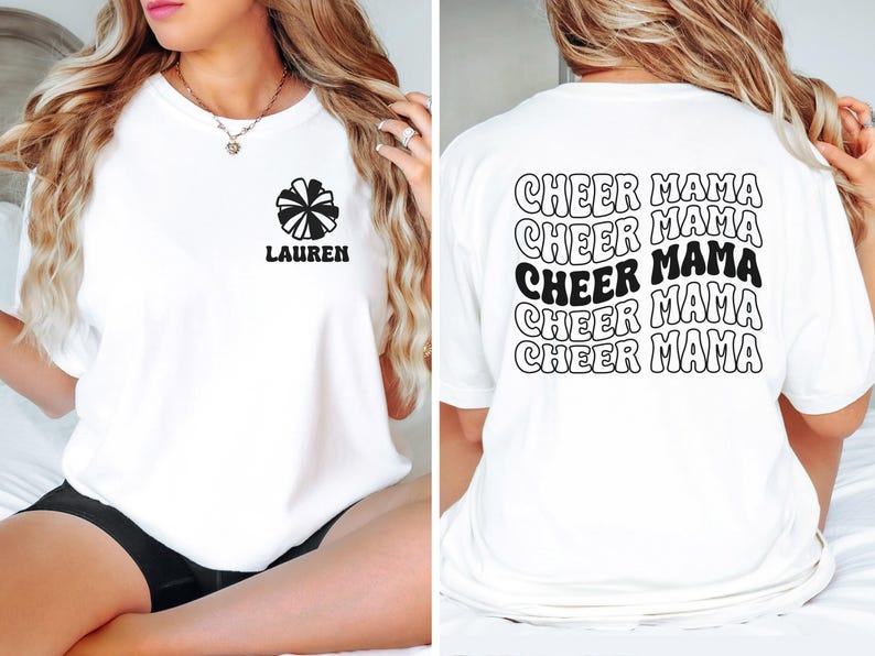 Custom Cheer Mama TShirt, Custom Cheer Mom Shirts CHE0005