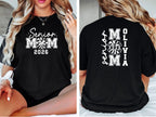 Custom Senior Cheer Mom Tee Shirt 2026, Custom Cheerleader Senior Shirt CHE0011