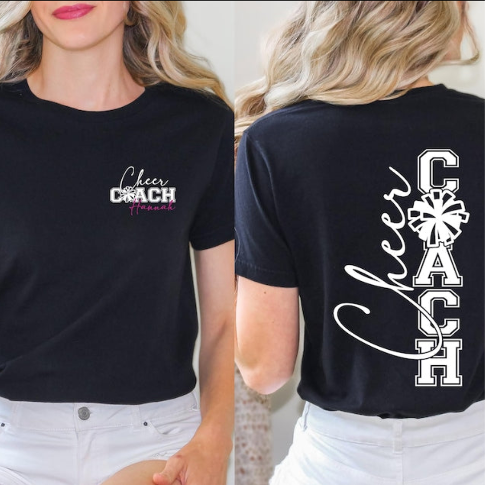Custom Cheer Coach Tshirt, Custom Cheer Shirt CHE0013